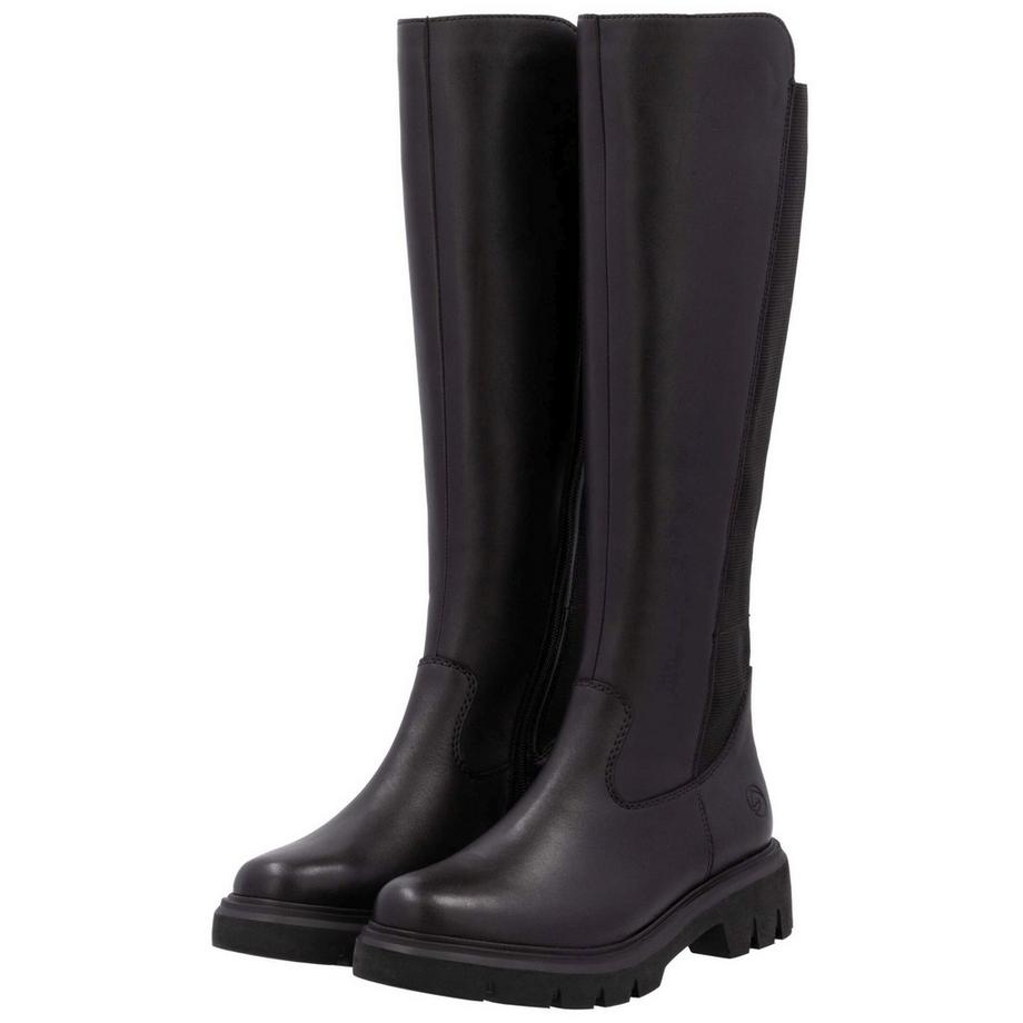 Remonte Knielange Stiefel mit kräftiger Sohle  
