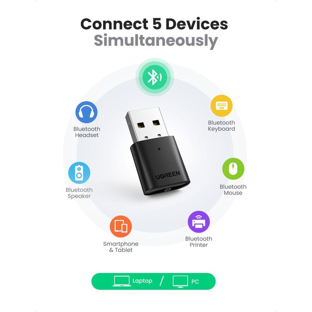UGREEN  Adattatore USB-A Bluetooth 5.0 Ugreen 