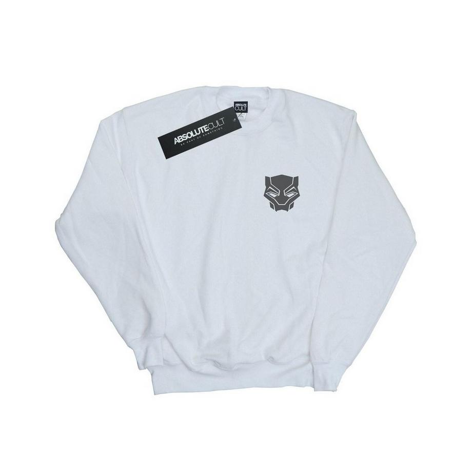 MARVEL Black On Black Felpa Stampata  