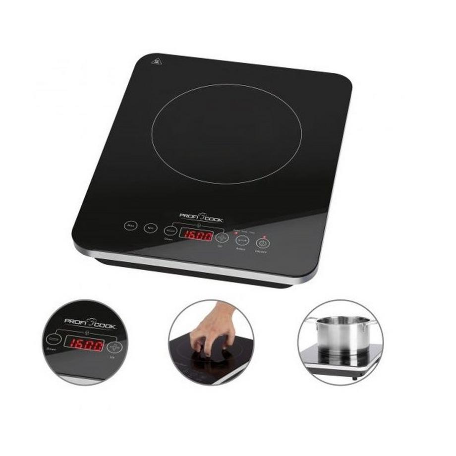 E+P Elektrik PC-EKI 1062 Induktions-Einzelkochplatte, 2000W  