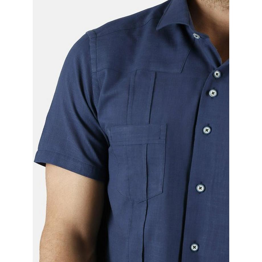 Admas Habanera Camicia Estiva Maniche Corte  