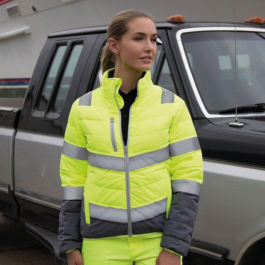 Result Safeguard Leicht Gepolsterte Warnjacke  