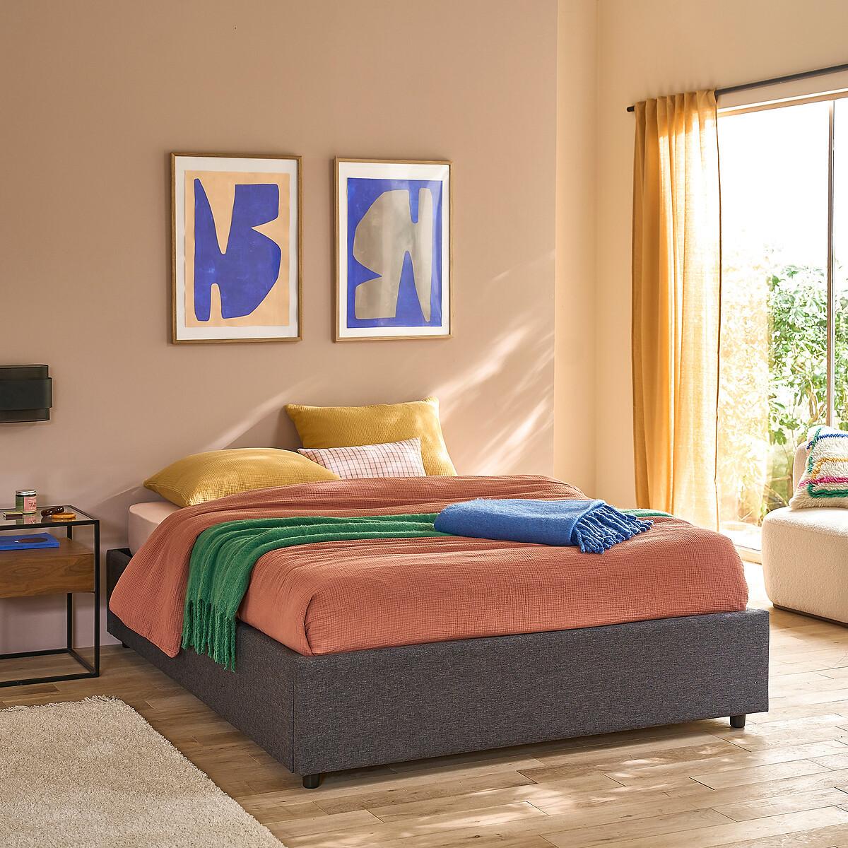 La Redoute Intérieurs Kastenbett Papilla mit hochklappbarem Lattenrost  