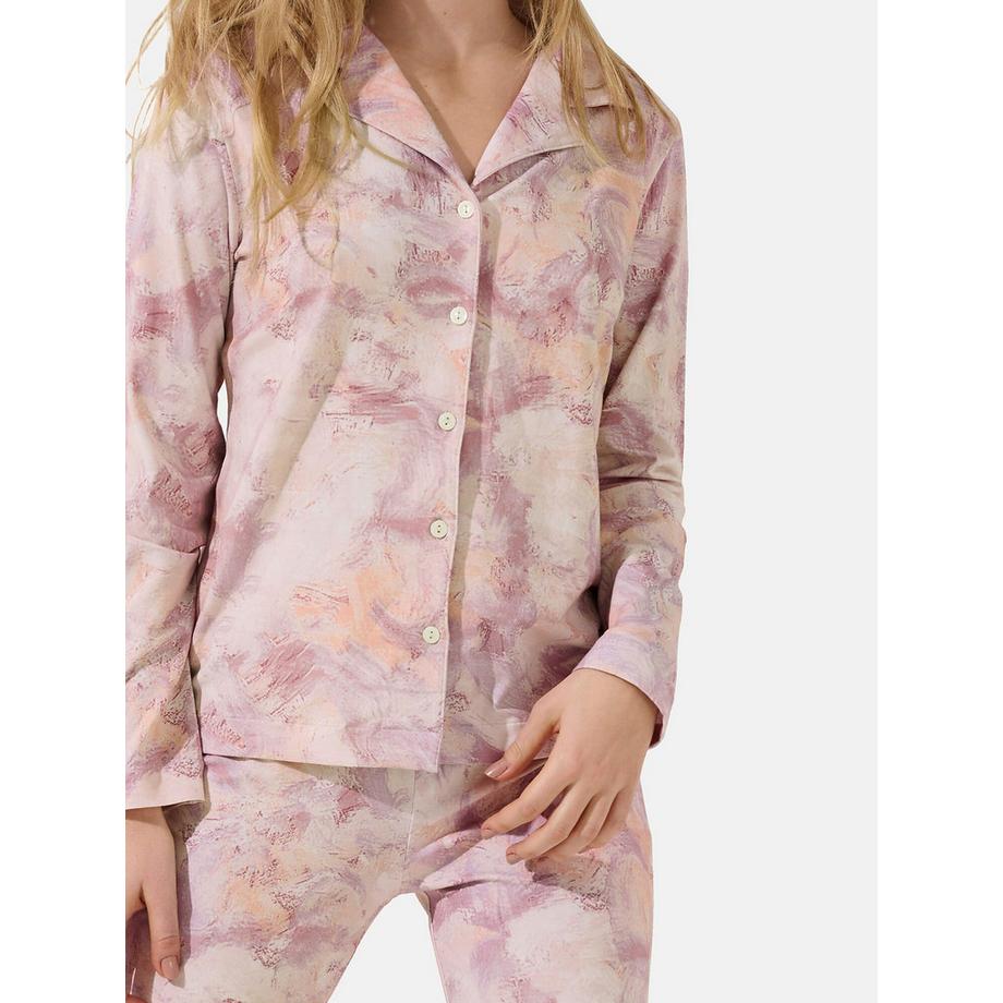 Lisca Olena Langarm Pyjama Hemd und Hose Set  
