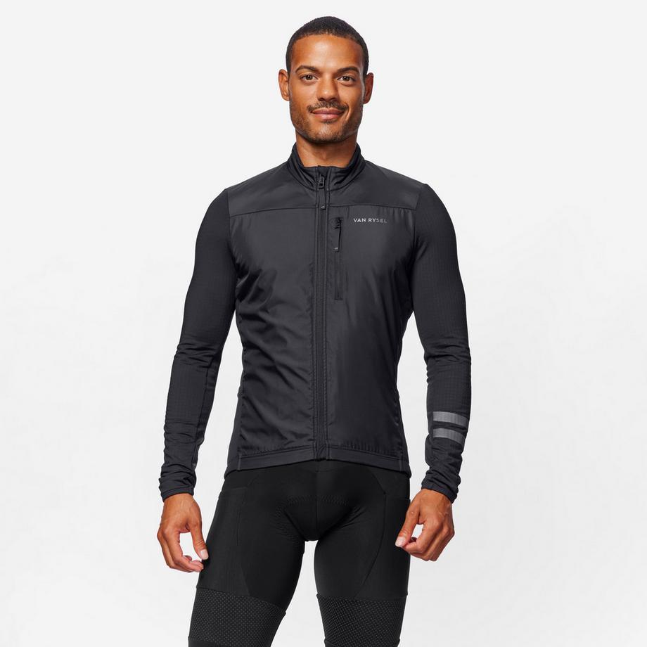 Maglia maniche lunghe uomo bici da corsa mezza stagione poliestere