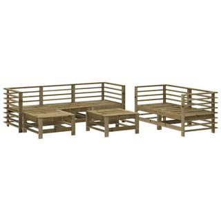 VidaXL set mobili da giardino Legno di pino impregnato  