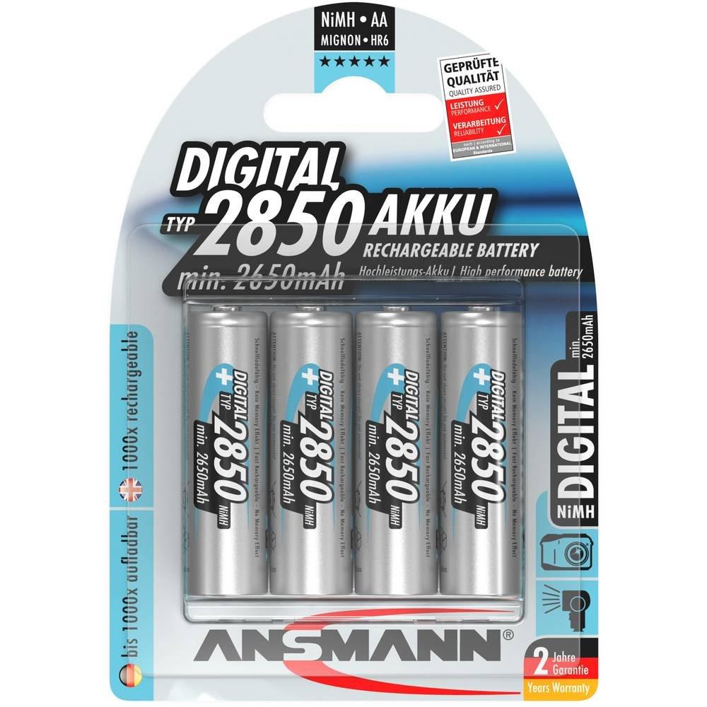 ANSMANN  Digital HR06 Mignon (AA)-Akku NiMH 2650 mAh 1.2 V 4 St. 