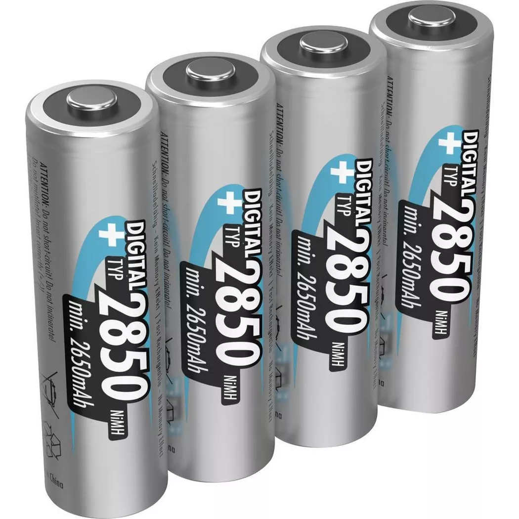 Ansmann Batterie Digital Typ 2850 NiMH AA 2850 mAh, 4 Pièce/s