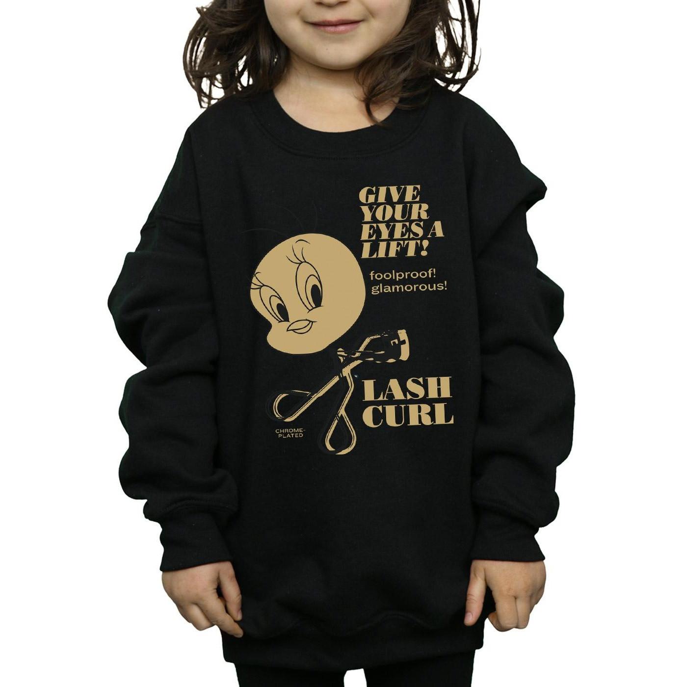 LOONEY TUNES  Tweety Pie Lash Curl Sweatshirt 