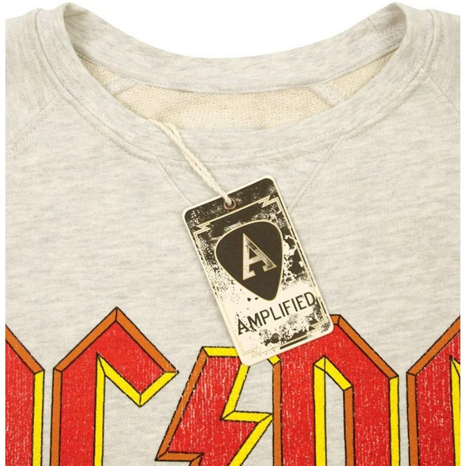 Amplified ACDC Logo Slim Fit Felpa  
