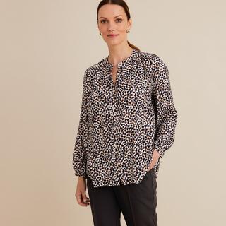 La Redoute Collections  Langärmelige Bluse mit grafischem Printmuster 