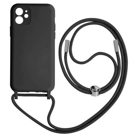 Avizar  Coque cordon iPhone 11 Noir 