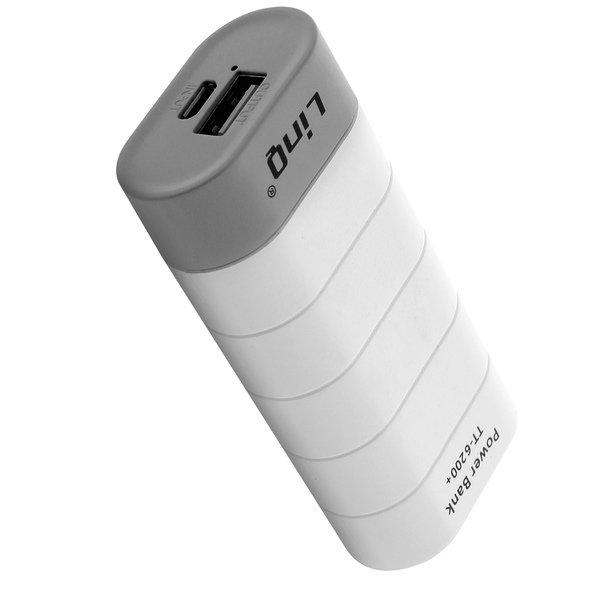 Avizar  6000mAh LinQ Powerbank Grau/ Weiß 