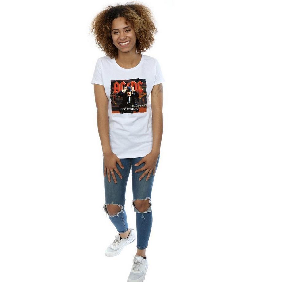 AC/DC ACDC Live At River Plate Columbia Records T-Shirt  