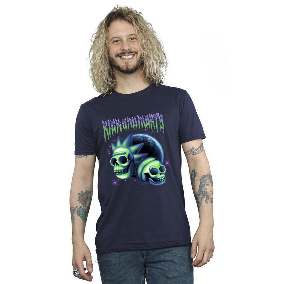 Rick And Morty Rick and Morty Skulls T-Shirt Imprimé Graphique  
