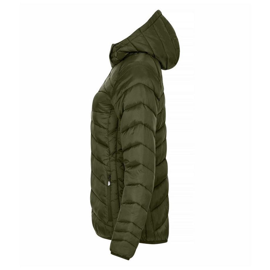 Clique Idaho Gesteppte Jacke mit Kapuze  