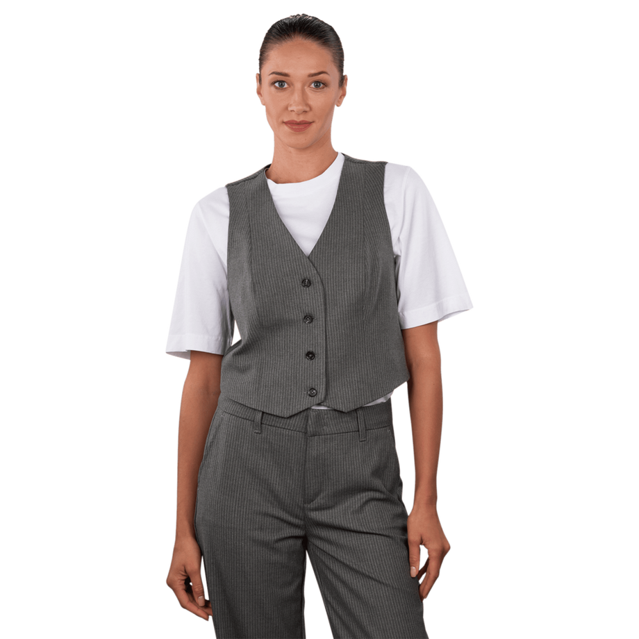 Vest Woollook Pinstripe
