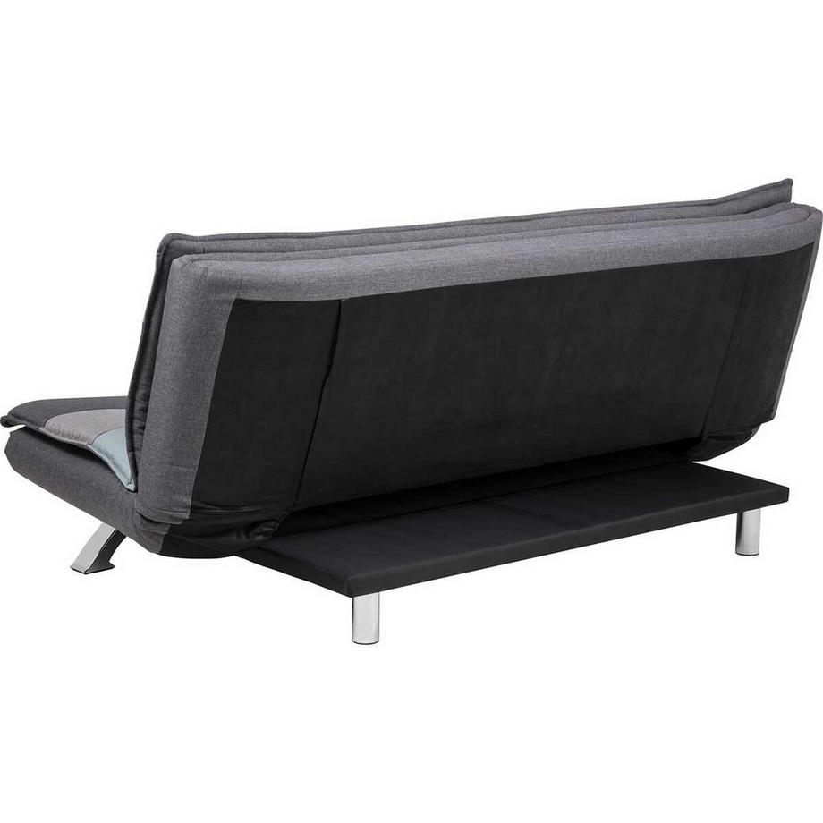 mutoni Canapé-lit Beth gris 196x98  