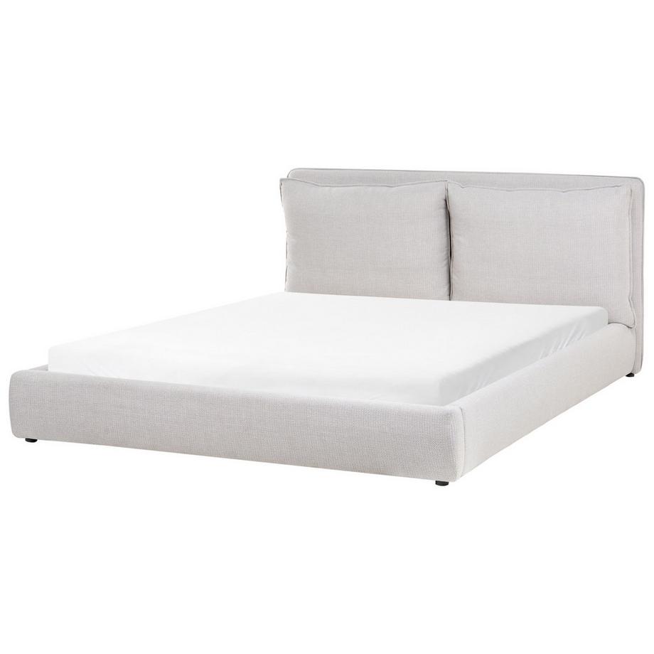 Lit avec sommier en Tissu Minimaliste BAJONNA