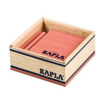 Coffret de 40 planchettes Kapla couleur rose