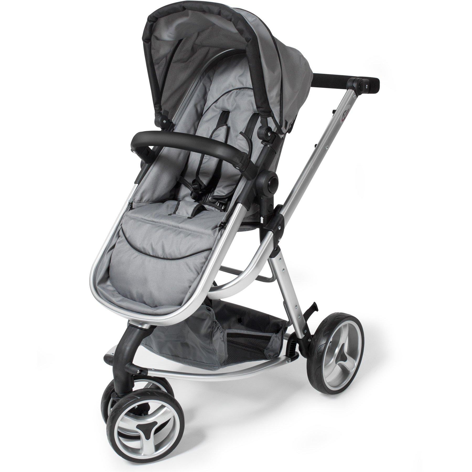 Tectake  passeggino a 3 rotelle 