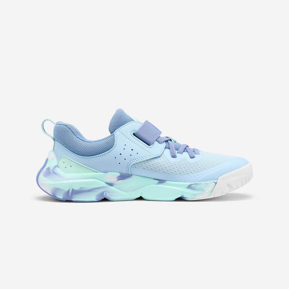 DECATHLON Kinder Klett Elastische Schnürsenkel Sportschuhe  