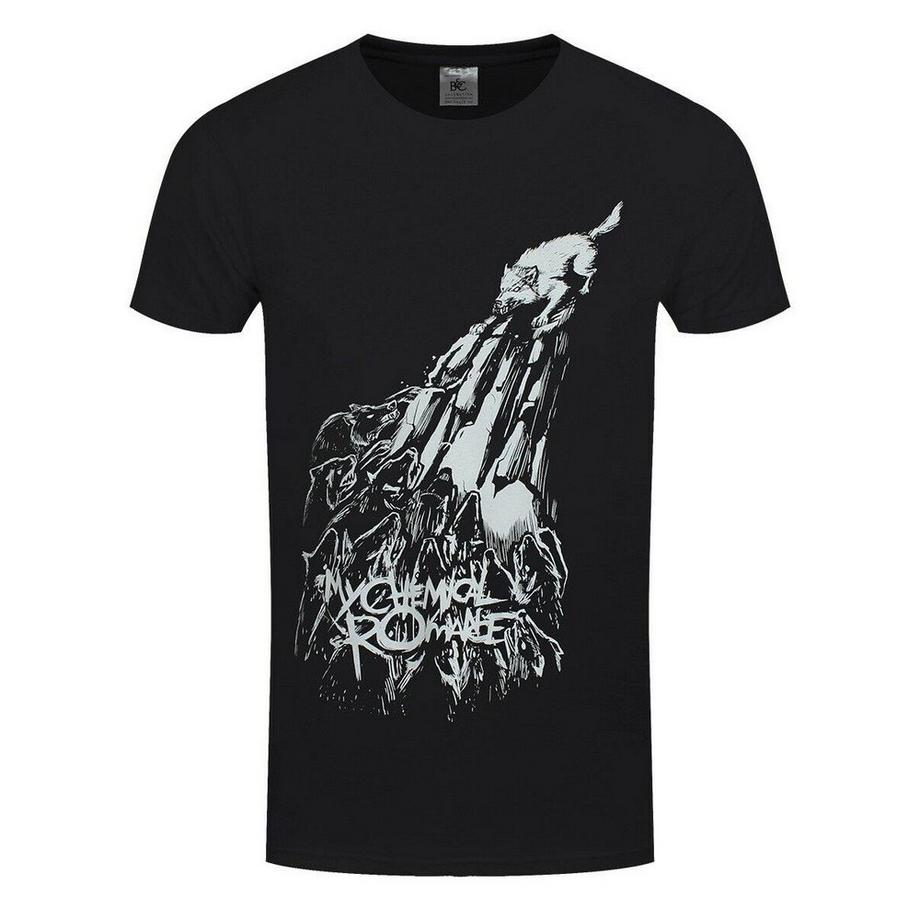 My Chemical Romance The Pack Wolf Print T-Shirt  