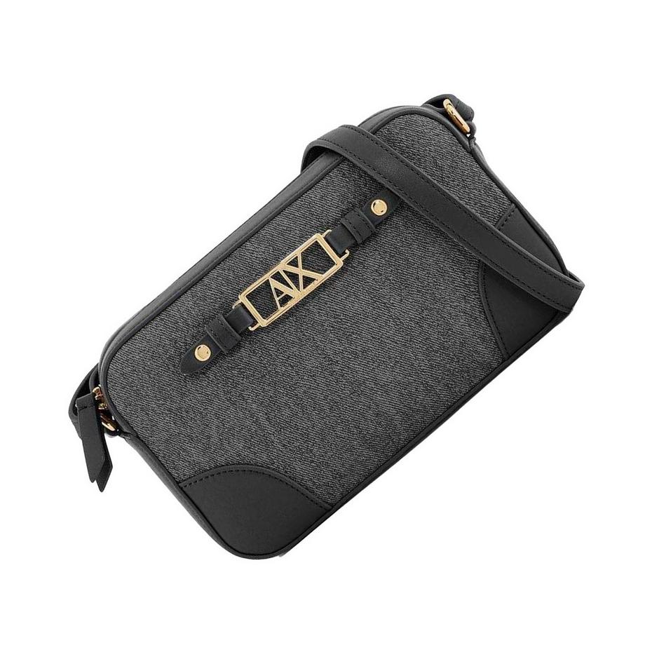 Armani Exchange Umhängetasche mit Logoschnalle  