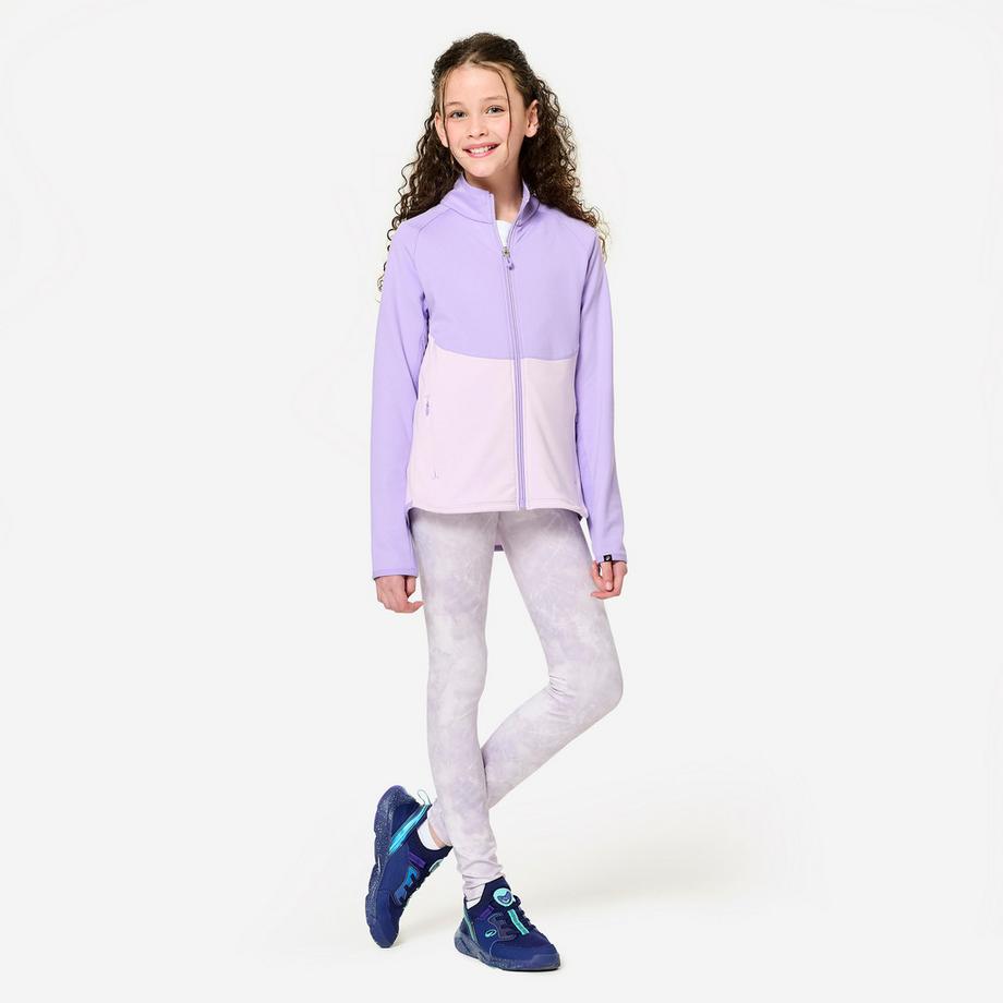 DECATHLON  Giacca sportiva bambina aderente poliestere 