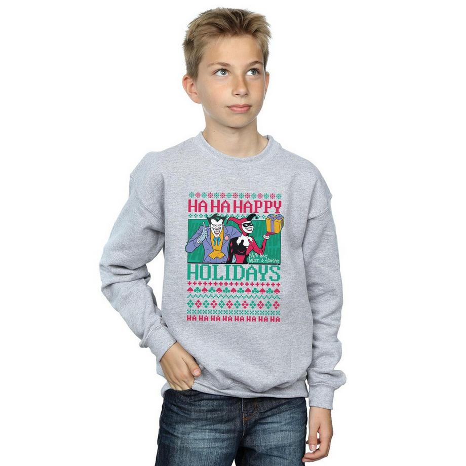 DC COMICS  Ha Ha Happy Holidays Sweatshirt 