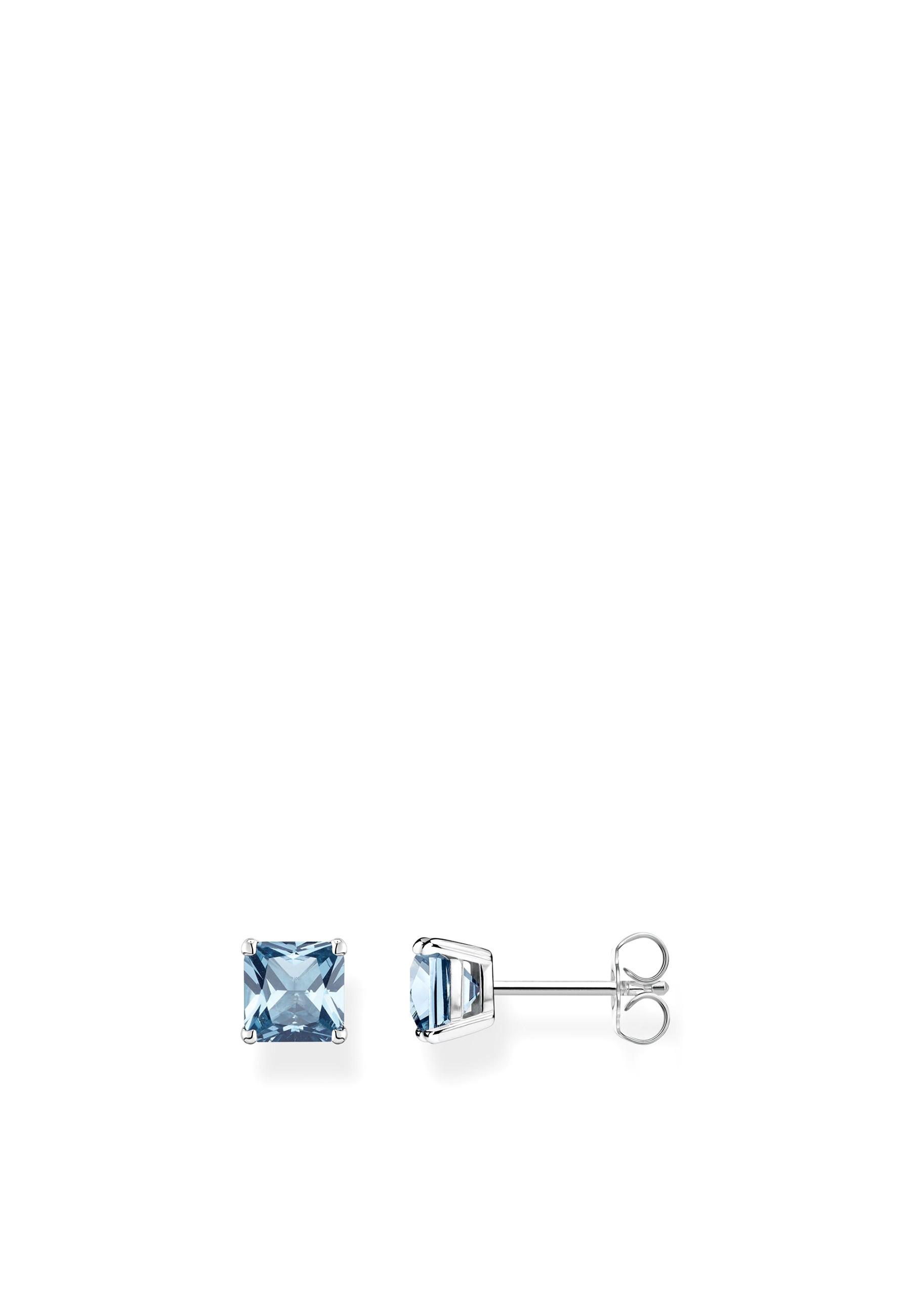 Thomas Sabo  Ohrstecker Aquamarin-Steine Silber 