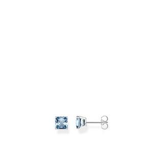 Thomas Sabo  Ohrstecker Aquamarin-Steine Silber 