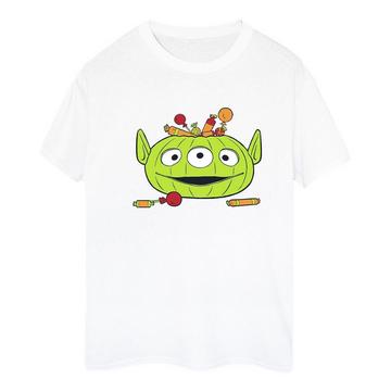 Alien Pumpkin Basket TShirt  Halloween