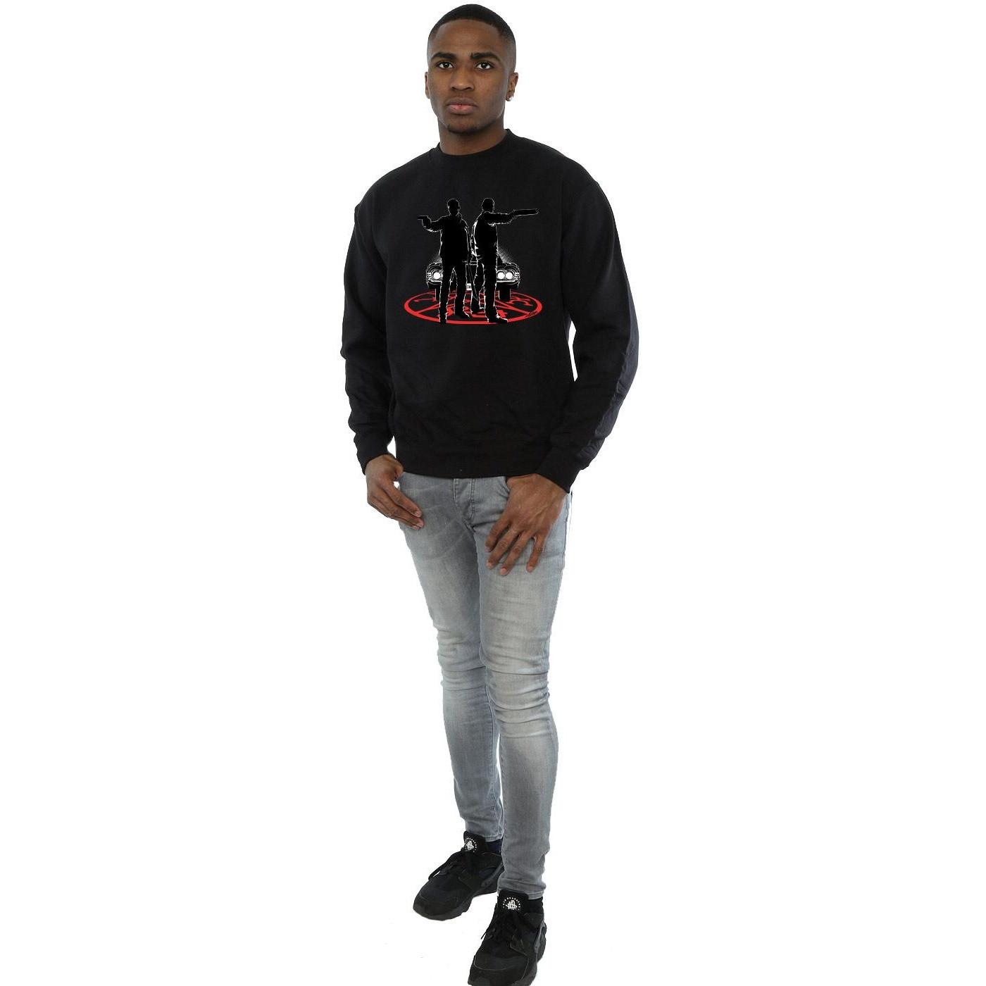 Supernatural Dean e Sam Silhouette Felpa  