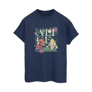 Disney  Tshirt ALICE IN WONDERLAND LEAFY GARDEN 