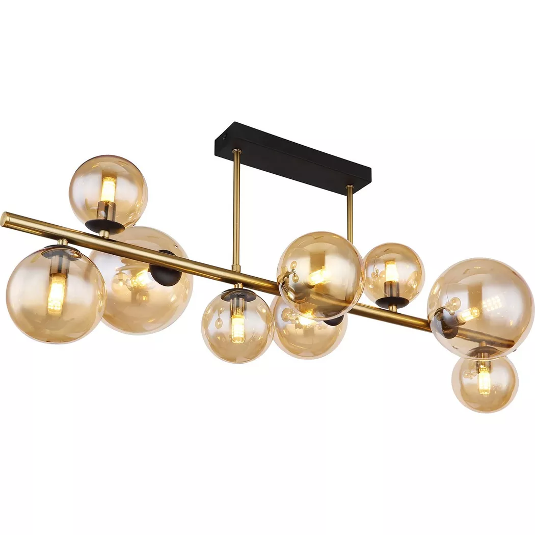 mutoni – Deckenleuchte Riha Metall matt 9xG9 LED, One Size, Multicolor