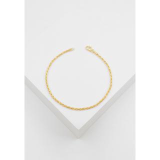 MUAU Schmuck  Bracelet Cordel Gelbgold 750, 1.8mm, 19cm 