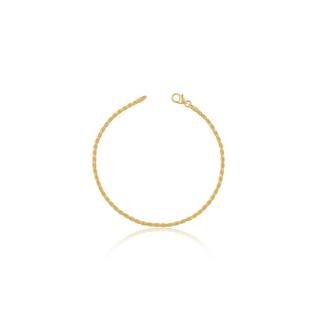 MUAU Schmuck  Bracelet cordon en or jaune 750, 1,8mm, 19cm 