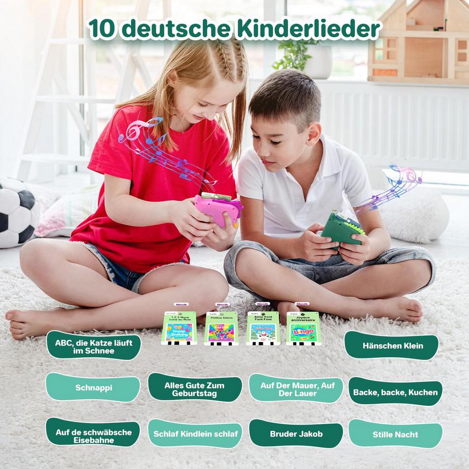 Activity-board  420 Wörter auf Deutsch – Sprechende Lernkarten mit 210 Karten, interaktive Lernkarten und Sprachspiele – Lernspielzeug zum Vokabeln lernen 