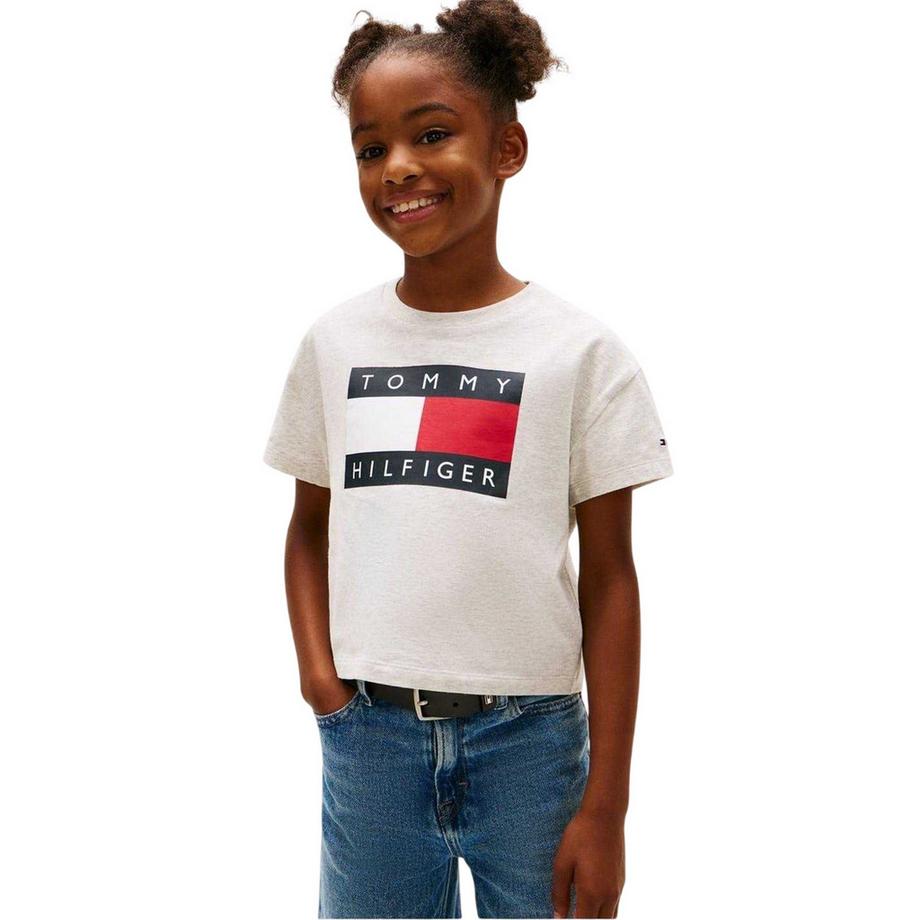 TOMMY HILFIGER  Heritage Kurzes Top, Leger 