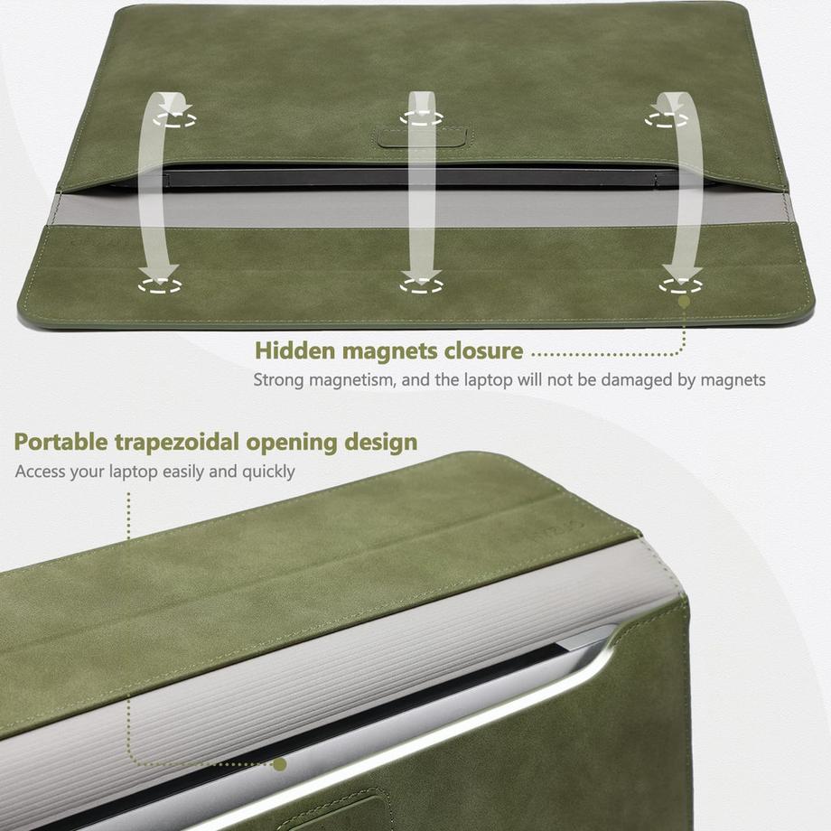 Only-bags.store Laptop-Hülle mit Standfunktion  