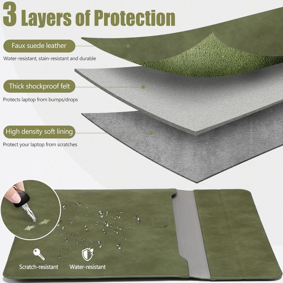 Only-bags.store Laptop-Hülle mit Standfunktion  