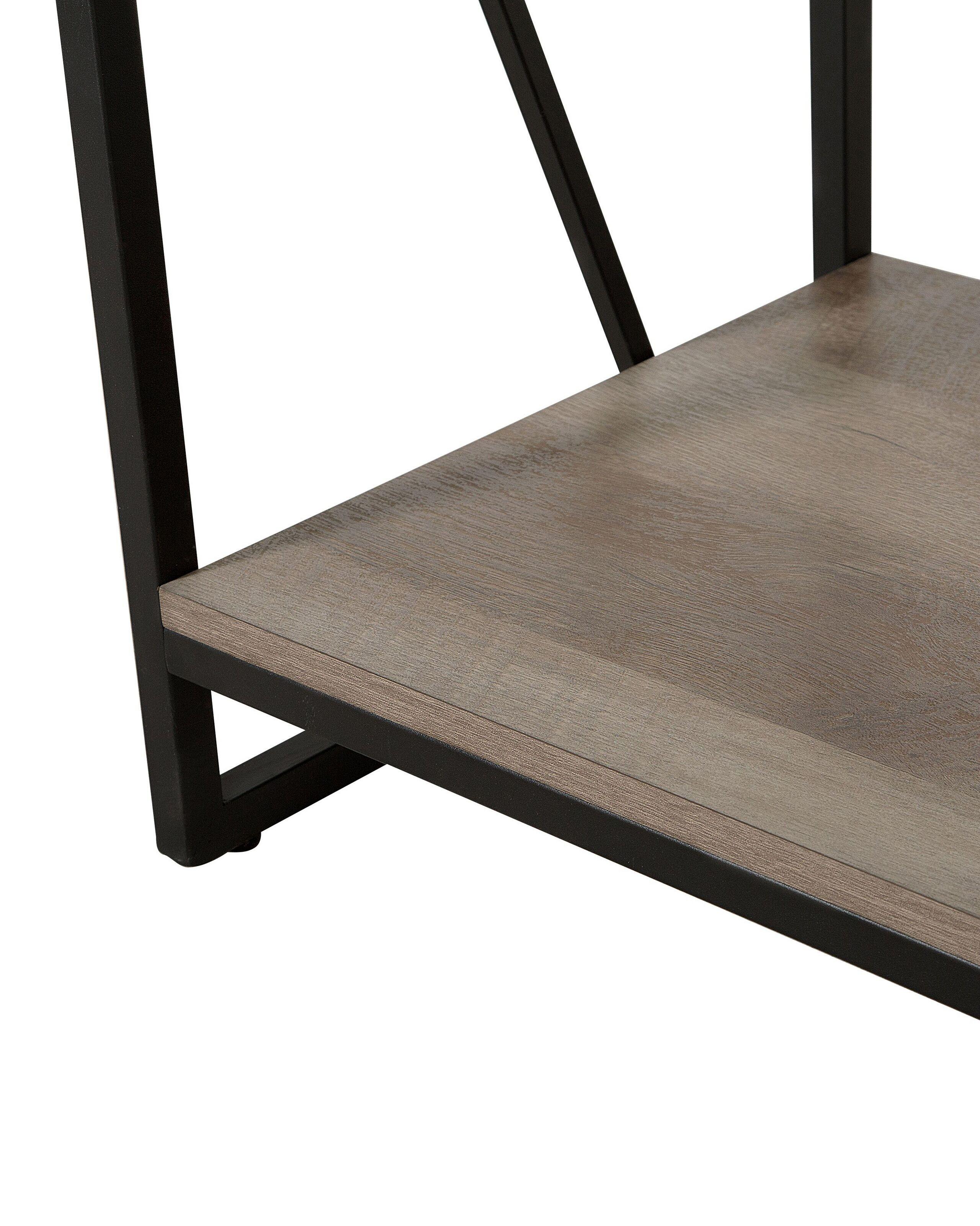 Beliani Bücherregal mit 4 Ebenen aus Spanplatte Industriell FORRES  