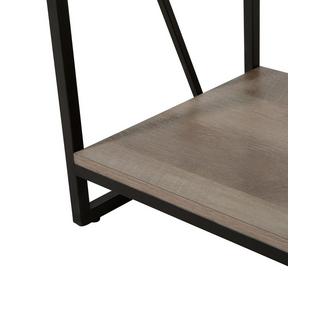 Beliani Bücherregal mit 4 Ebenen aus Spanplatte Industriell FORRES  