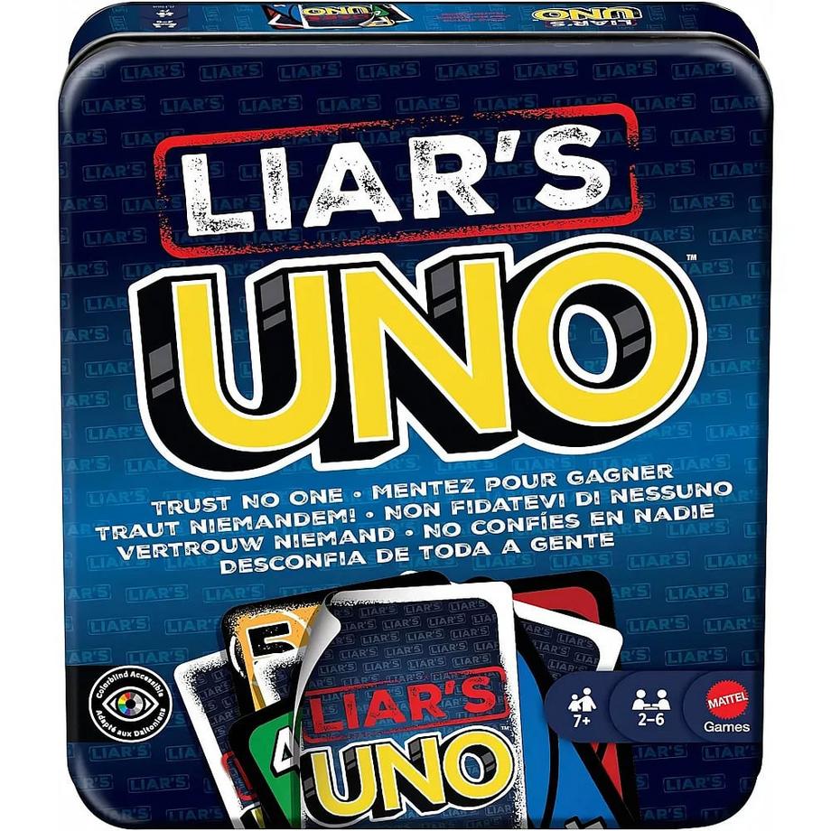 Liar?s UNO Kartenspiel in Reise- und Aufbewahrungsdose
