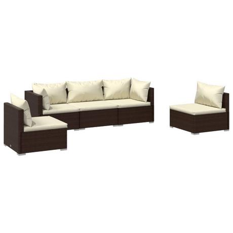 VidaXL set lounge giardino  