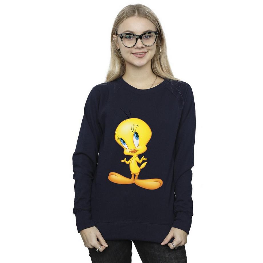 LOONEY TUNES Tweety Bird Grafik Print Sweatshirt  