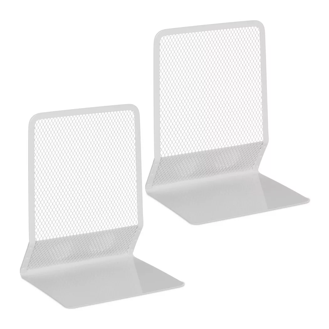 B2X - Buchstütze aus Metall - 2er-Set, One Size