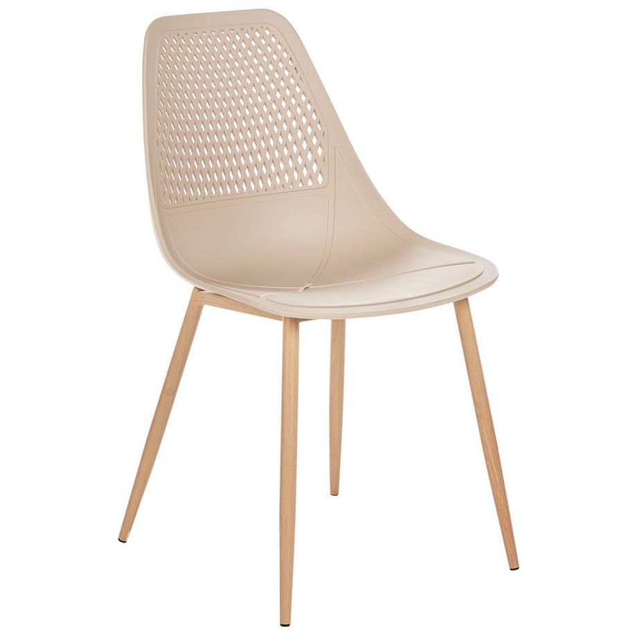 Beliani Set di 4 sedie da pranzo en Materiale sintetico Minimalista HAZELTON  