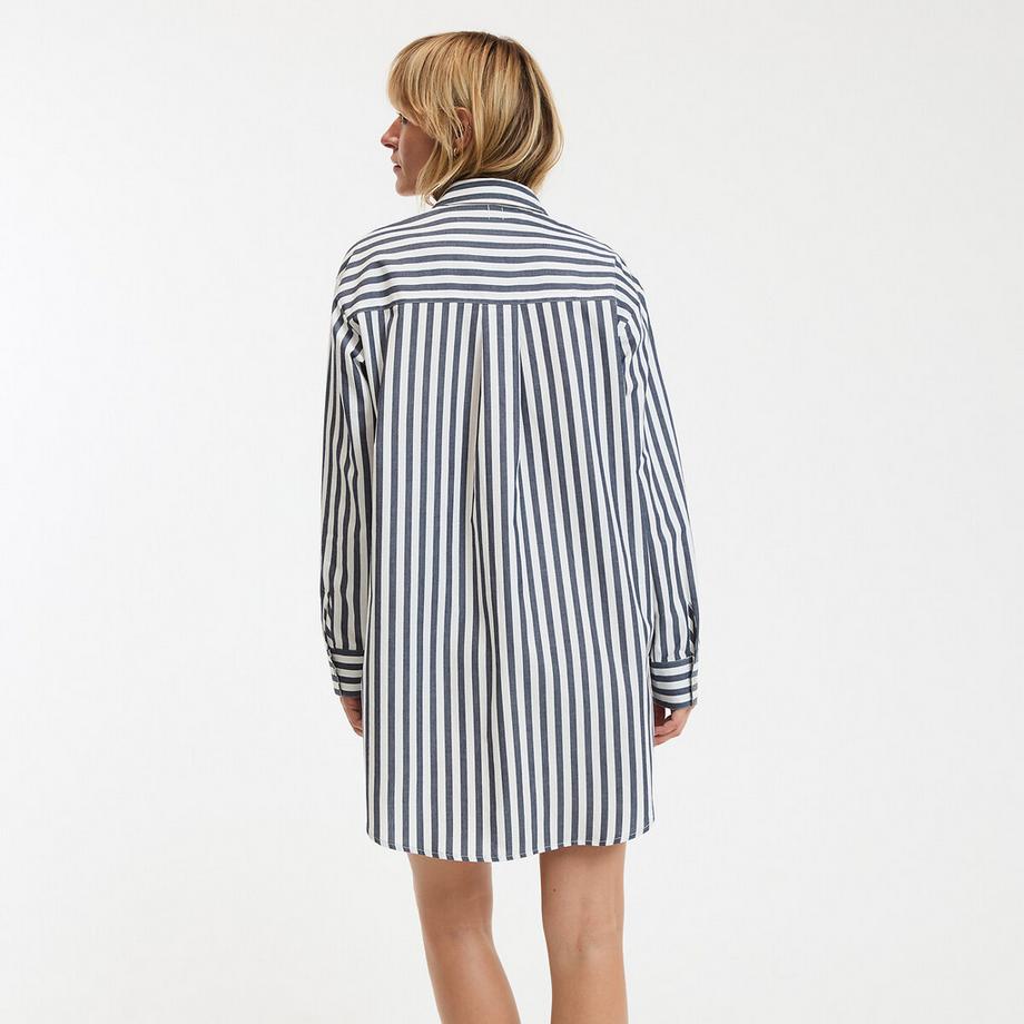 La Redoute Collections Popeline Camicia da Notte a Righe  